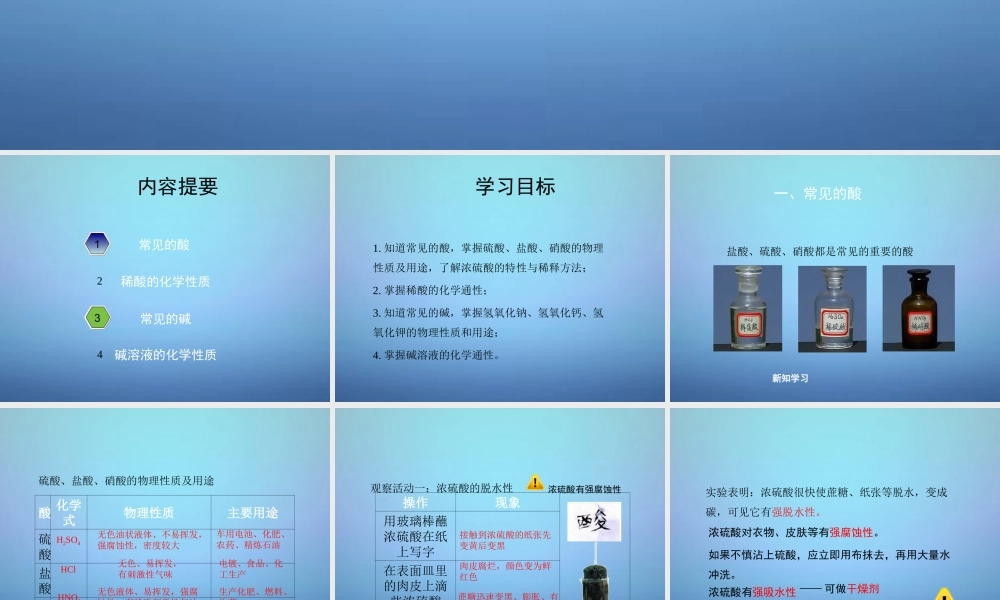 粤教初中化学九下《8.2 常见的酸和碱》PPT课件 (6).ppt