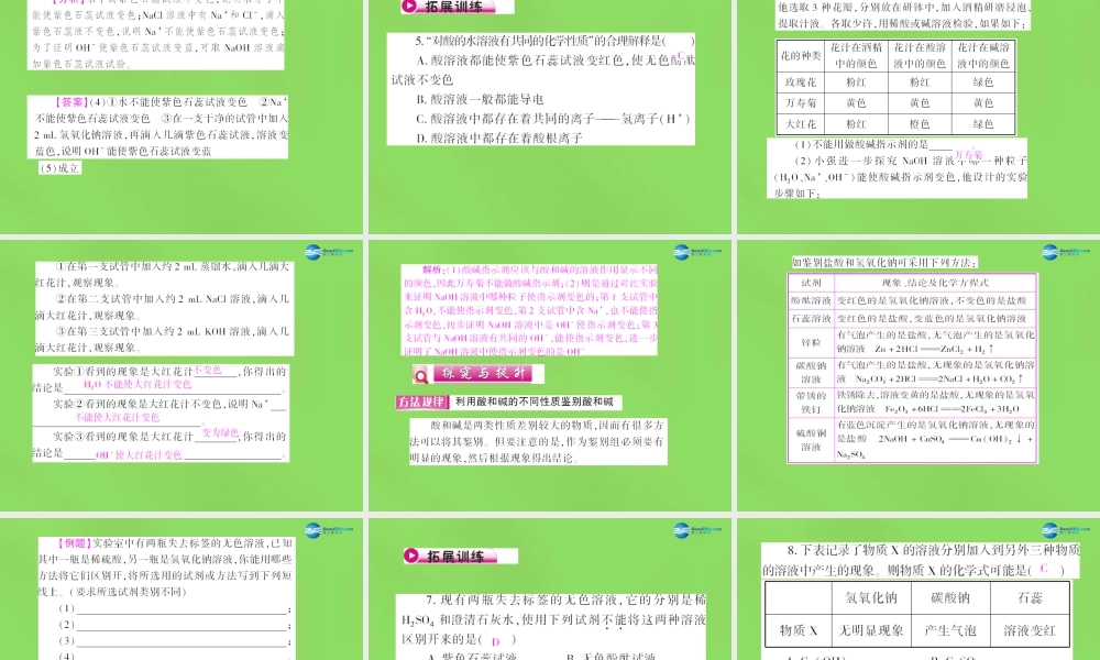 粤教初中化学九下《8.2 常见的酸和碱》PPT课件 (7).ppt