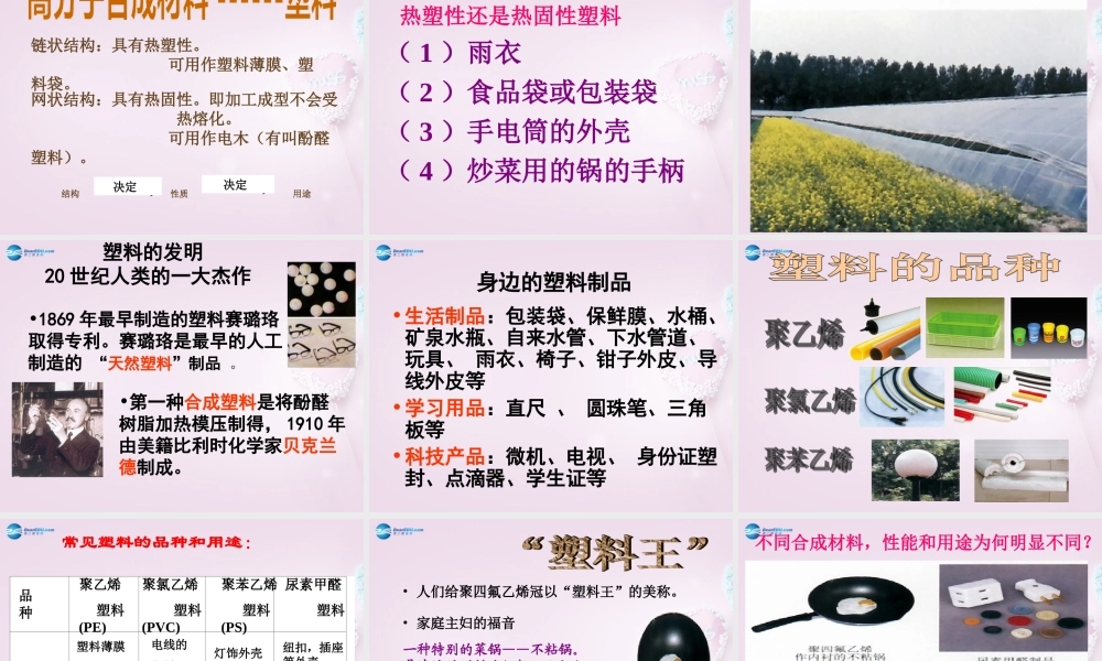 粤教初中化学九下《9.2 化学合成材料》PPT课件 (4).ppt