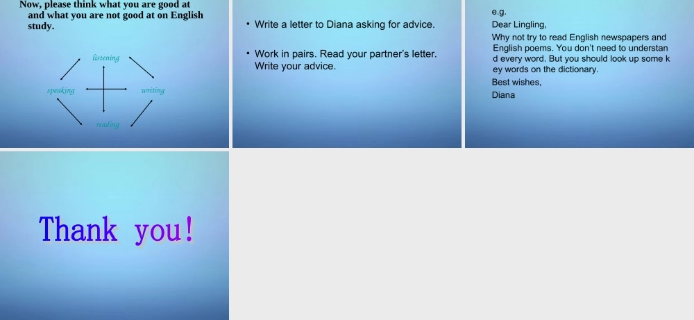 浙江省海盐县滨海中学八年级英语上册 Module 1 Unit 2 You should smile at her课件 .ppt