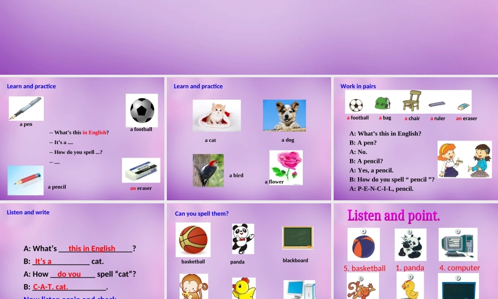 浙江省平阳县昆阳镇第二中学七年级英语上册 Starter Module 3 Unit 2 Can you help me,please课件 （新版）外研版.ppt