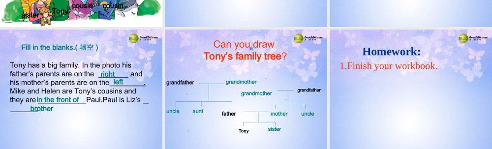 浙江省衢州市开化县池淮镇初级中学七年级英语上册 Module 2 My family Unit 1 Is this your mum？课件 （新版）外研版.ppt