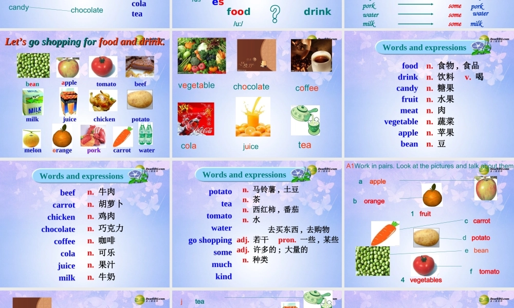 浙江省衢州市开化县池淮镇初级中学七年级英语上册 Module 4 Healthy food Unit 1 We’ve got lots of apples课件 （新版）外研版.ppt