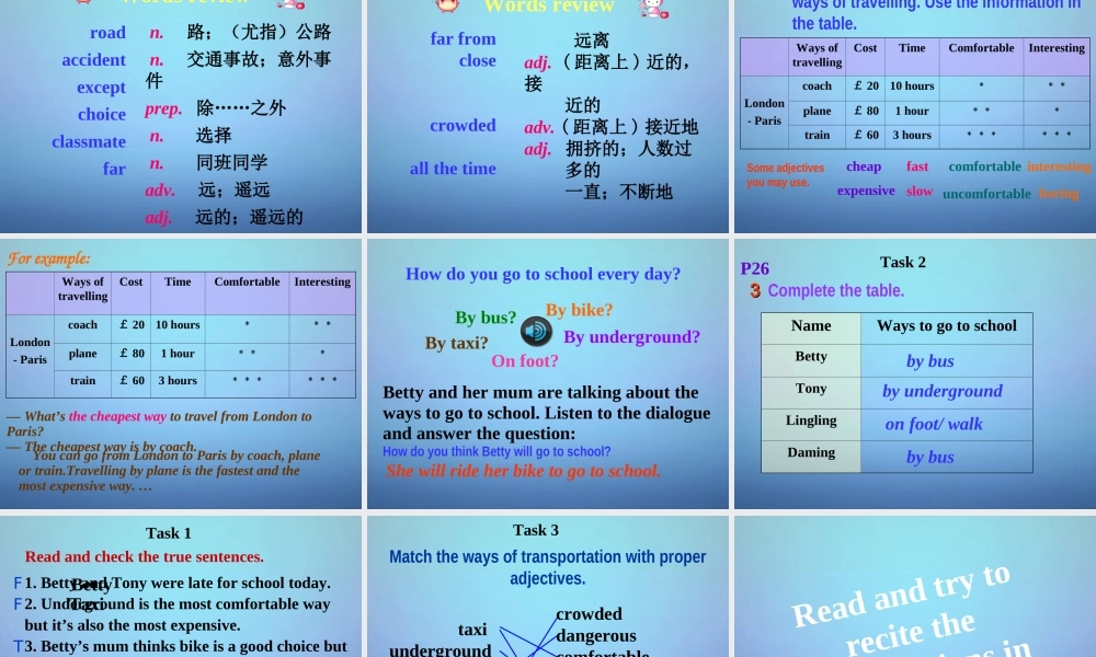 浙江省温州市平阳县昆阳镇第二中学八年级英语上册 Module 4 Unit 1 He lives the farthest from school课件 .ppt