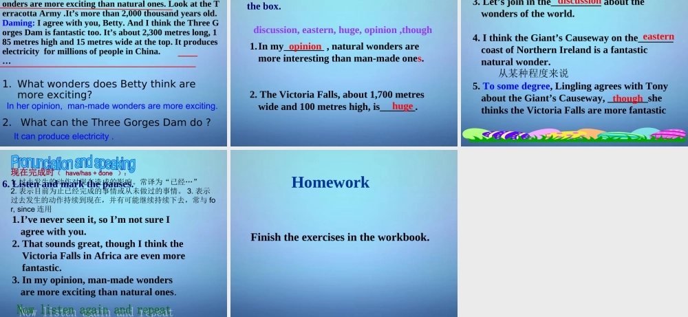 浙江省温州市泰顺县新浦中学九年级英语上册 Module 1 Unit 1 It’s more than 2,000 years old课件.ppt