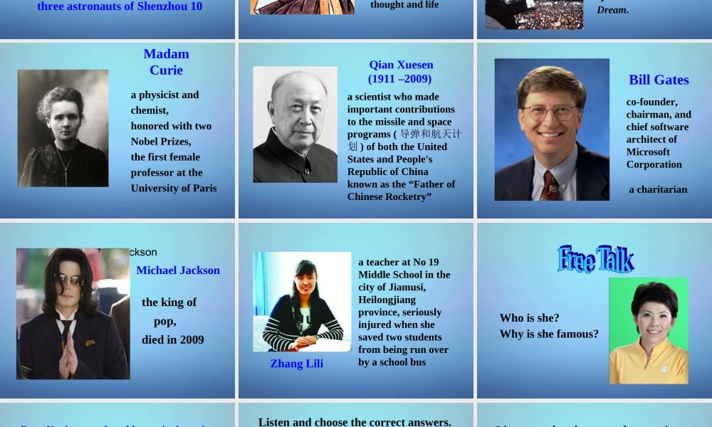 浙江省温州市泰顺县新浦中学九年级英语上册 Module 3 Unit 1 She trained hard,so she became a great player later课件.ppt