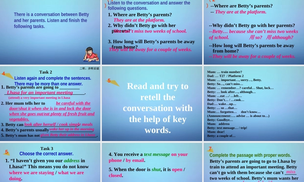 浙江省温州市泰顺县新浦中学九年级英语上册 Module 4 Unit 1 I can look after myself, although it won’t be easy for me课件.ppt