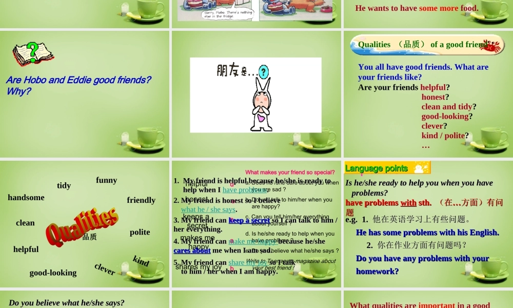 浙江师范大学附属中学八年级英语上册 Unit 1 Friends welcome to the Unit课件1.ppt