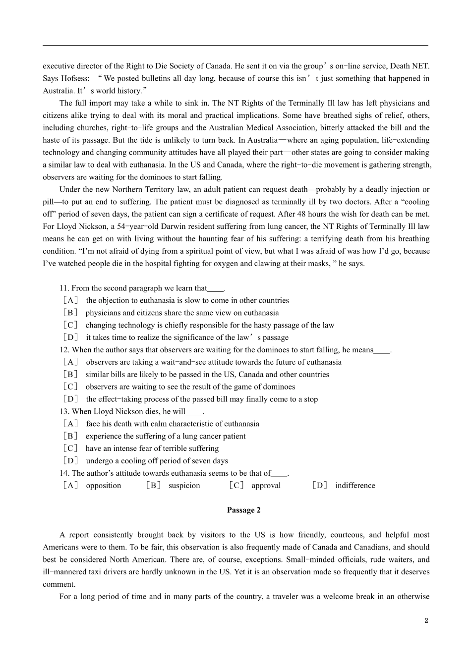 1997年考研英语真题及解析 .pdf_第2页