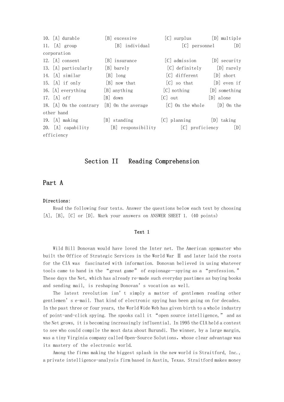 2003年考研英语真题及解析 .pdf_第2页