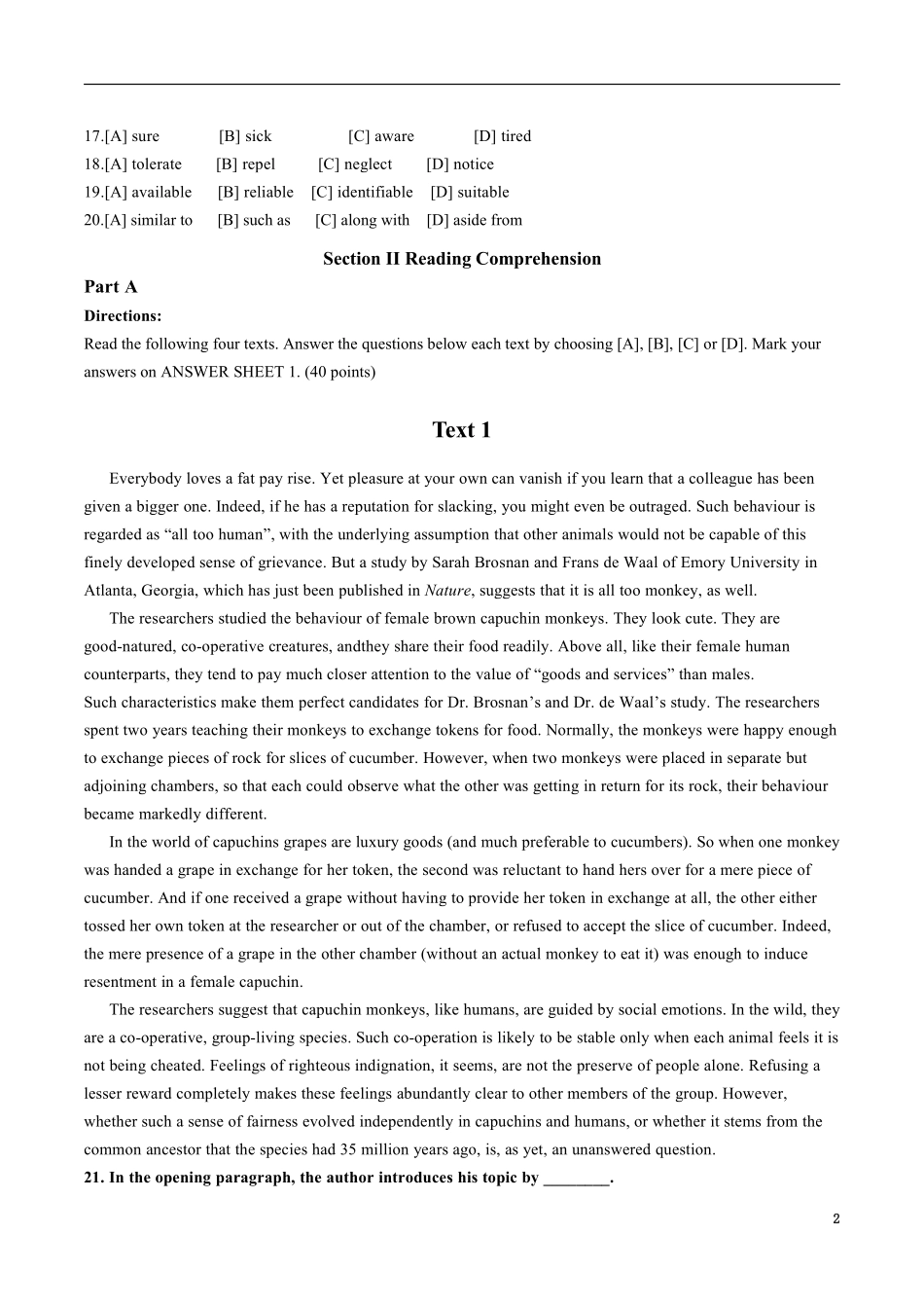 2005年考研英语真题及解析(1) .pdf_第2页