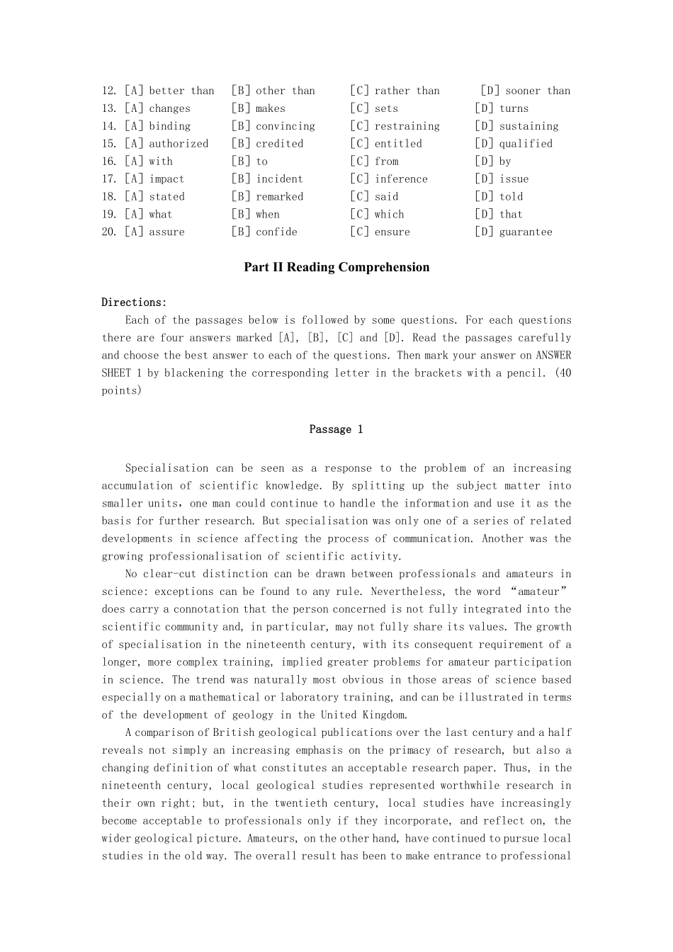 2001年考研英语真题及解析 .pdf_第2页