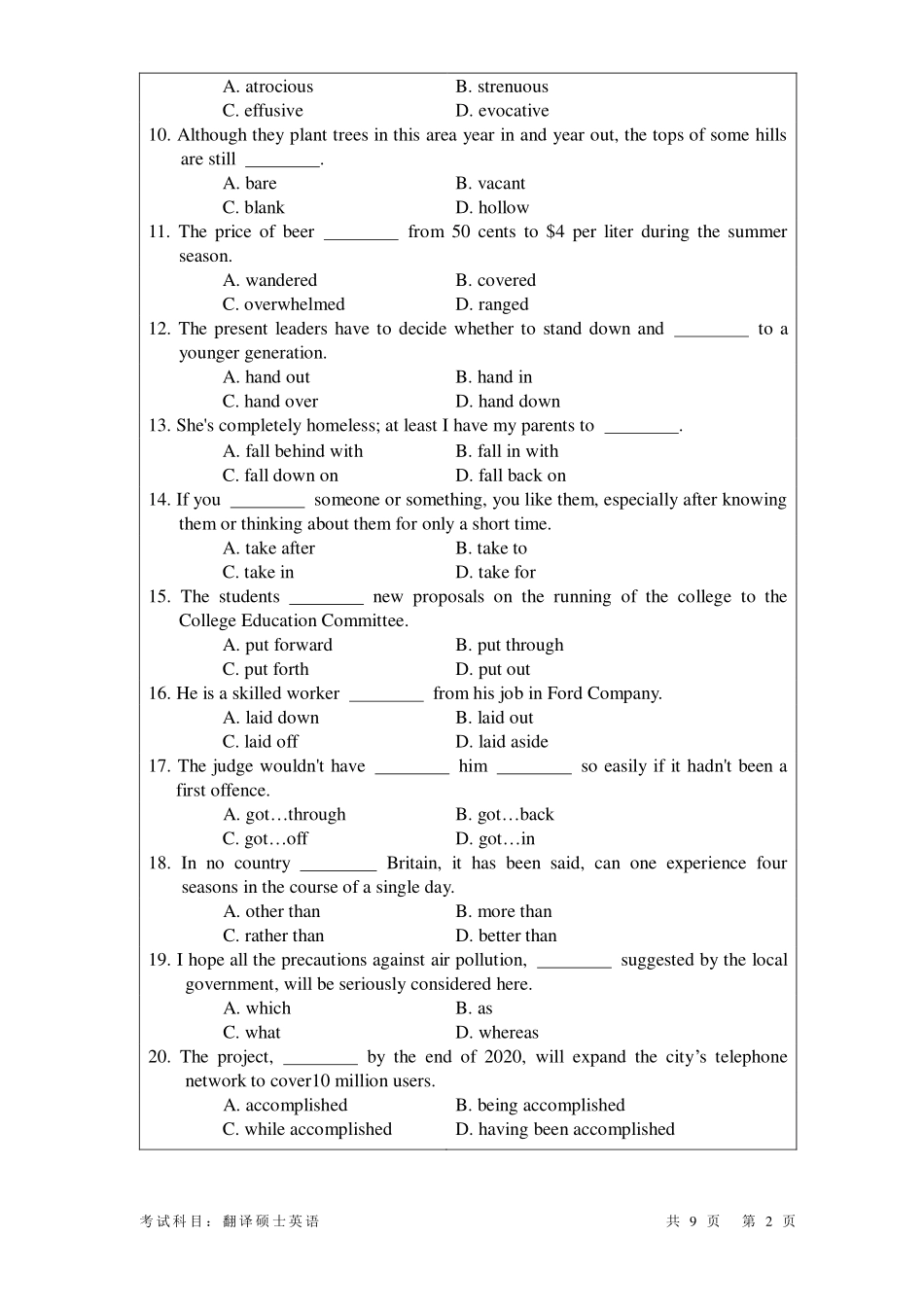 考研班主任：11年暨大 翻硕英语真题.pdf_第2页