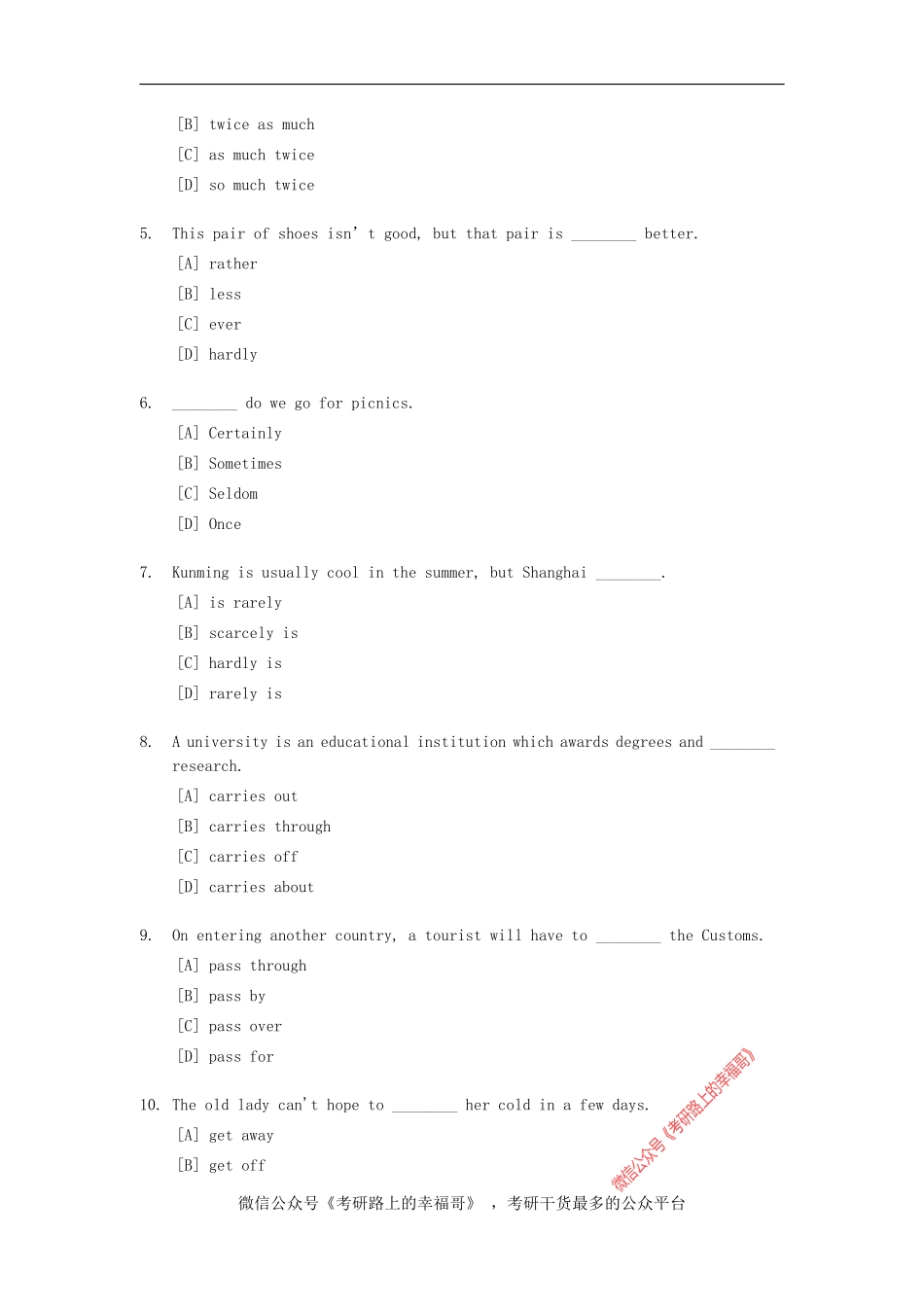 1980—1985年历年考研英语真题集 (1).pdf_第2页