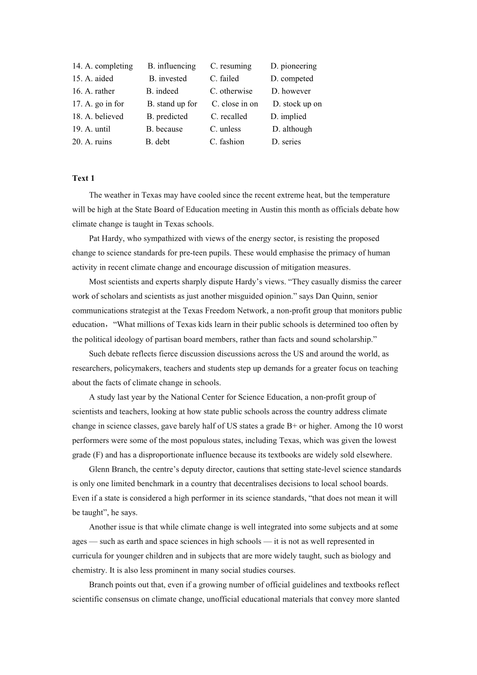 2023年考研英语一真题【可复制搜索查词】.pdf_第2页