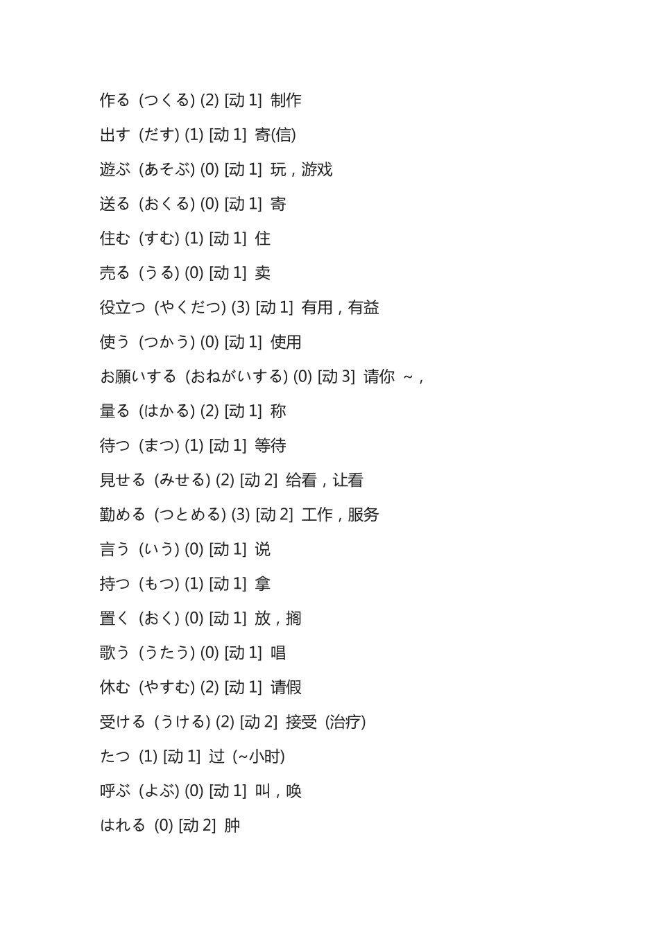 日语动词(初级标日) (1).pdf_第3页