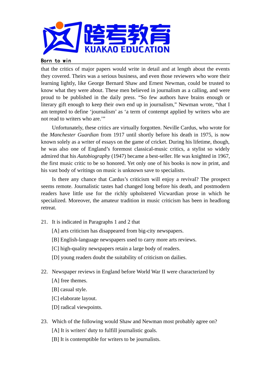 2010年全国硕士研究生入学统一考试英语一试题及解析.doc_第3页