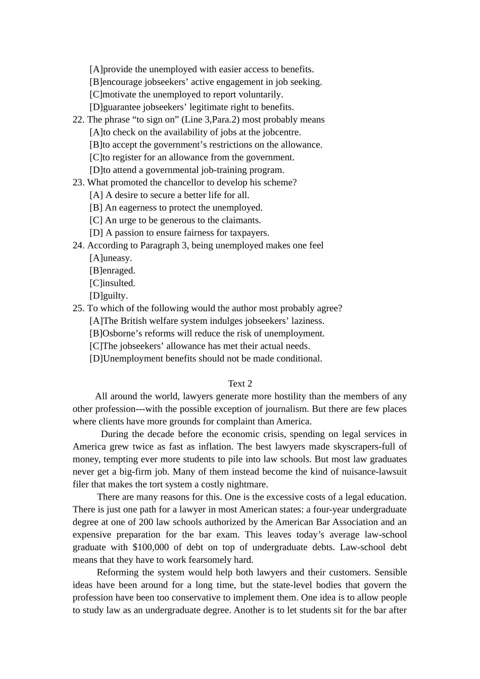 2014年全国硕士研究生入学统一考试英语一试题及解析.doc_第3页