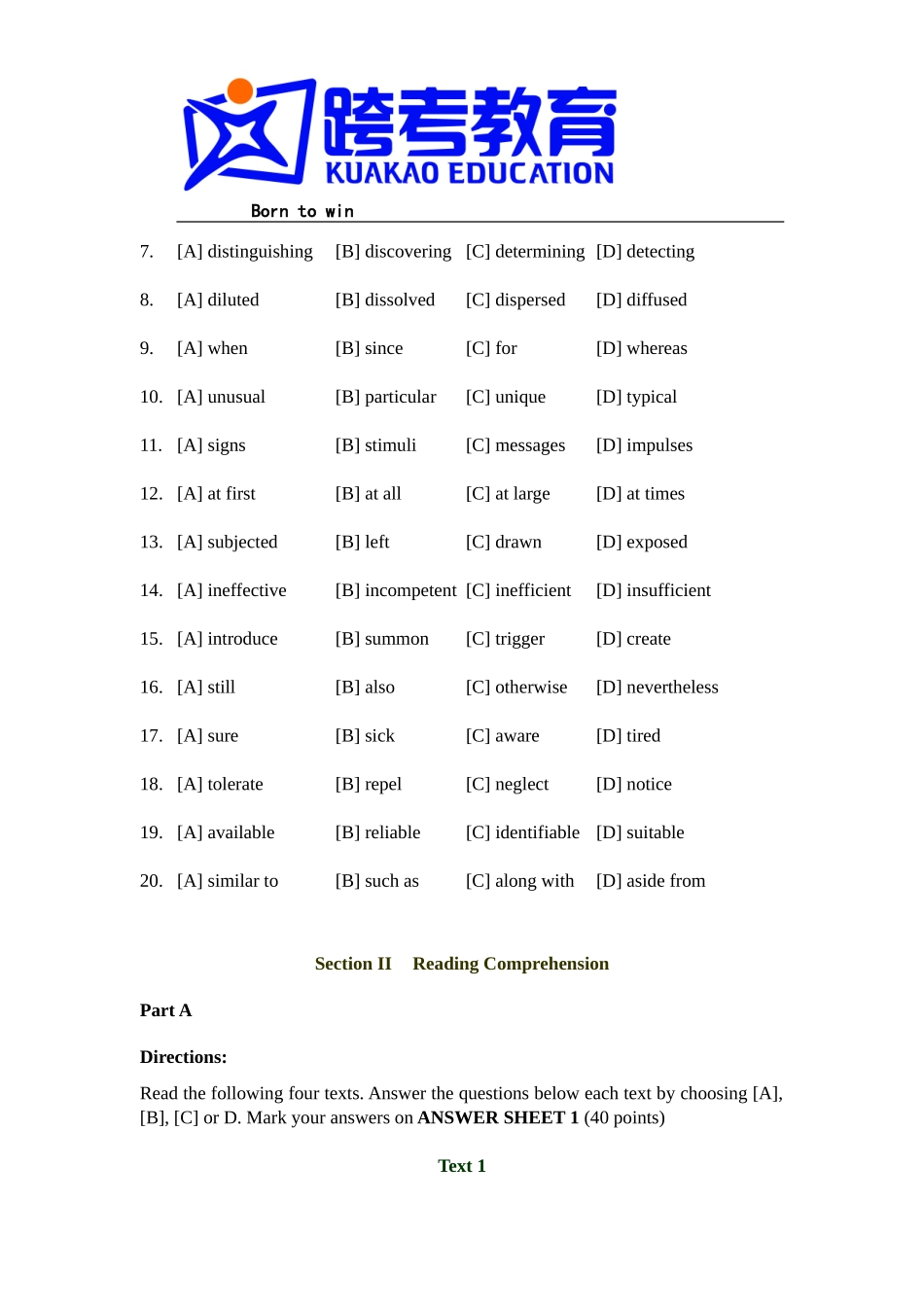 2005年全国硕士研究生入学统一考试英语一试题及解析.doc_第2页