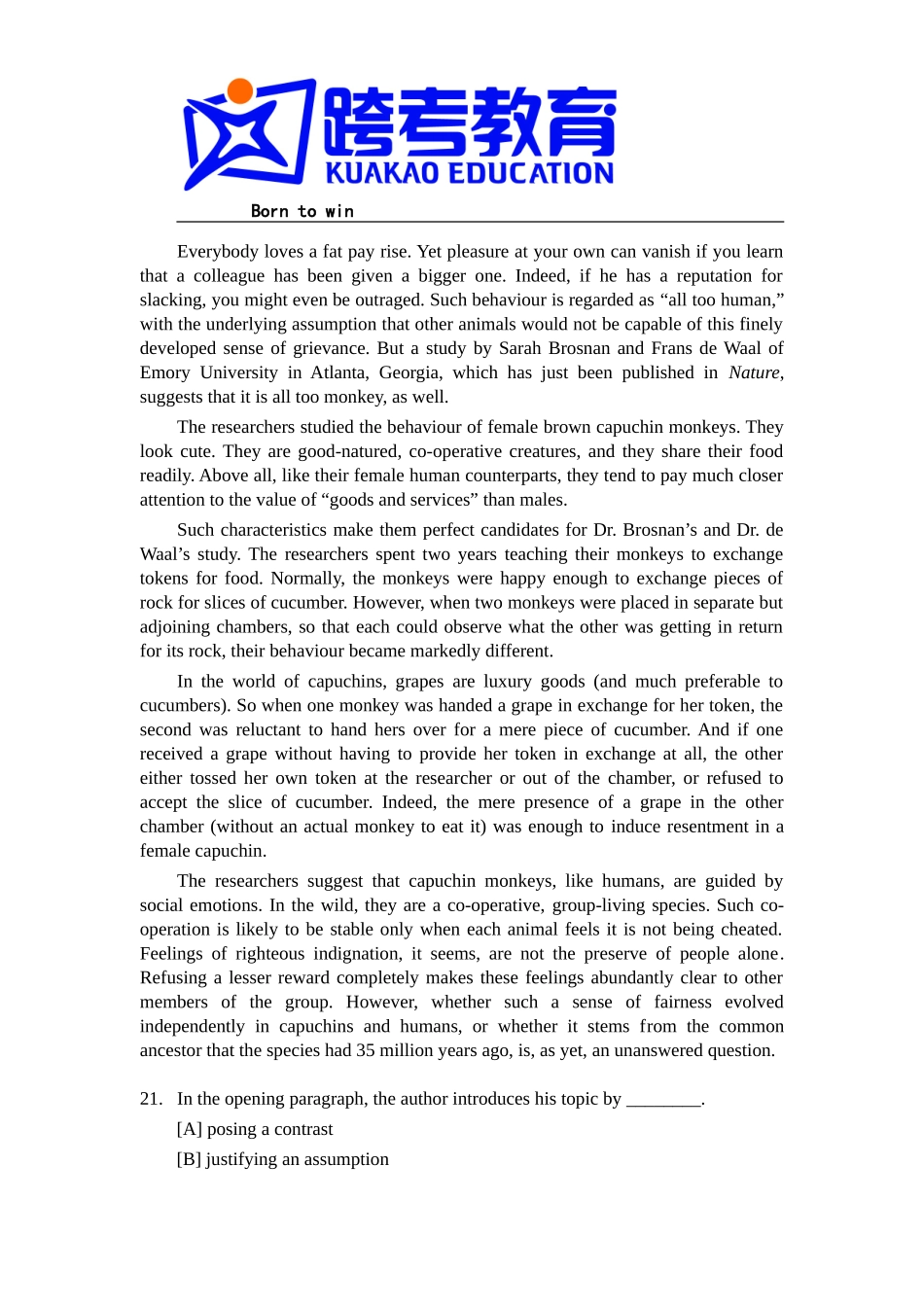 2005年全国硕士研究生入学统一考试英语一试题及解析.doc_第3页