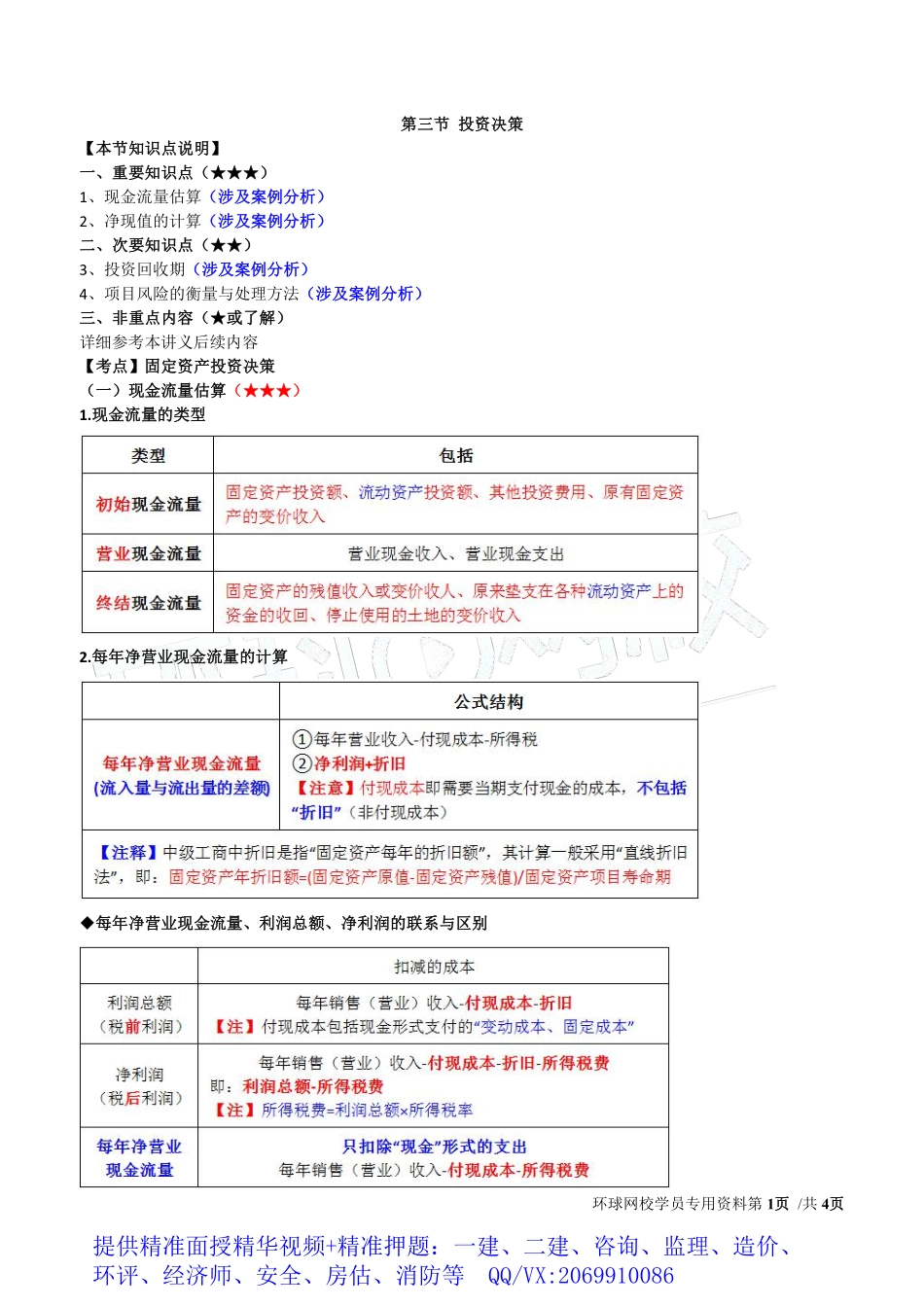 WM_Removed_2019中级经济师-工商-得分点串讲-26、第8章企业投融资决策及重组4.pdf_第1页