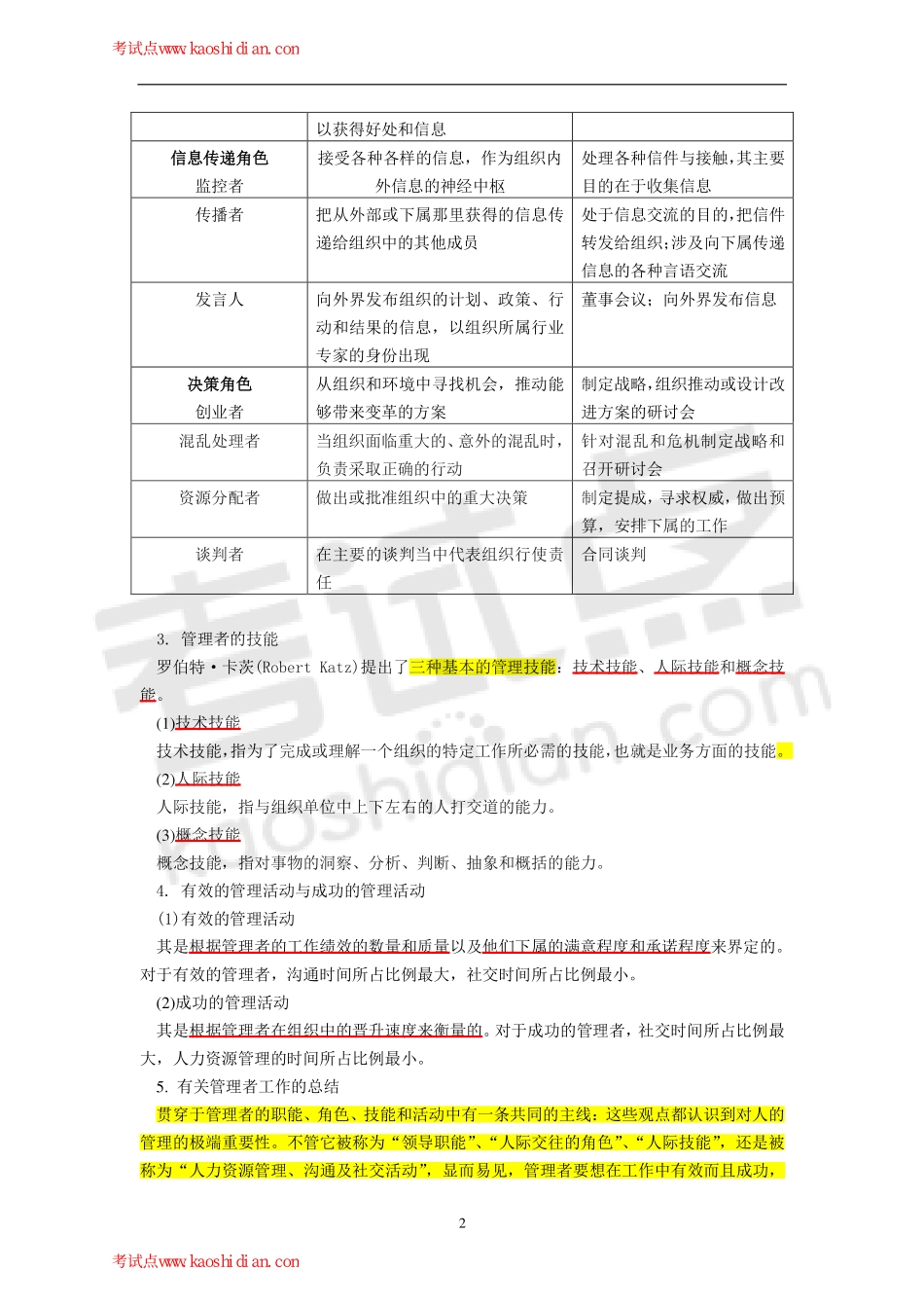 罗宾斯《组织行为学复习笔记》(1).pdf_第2页