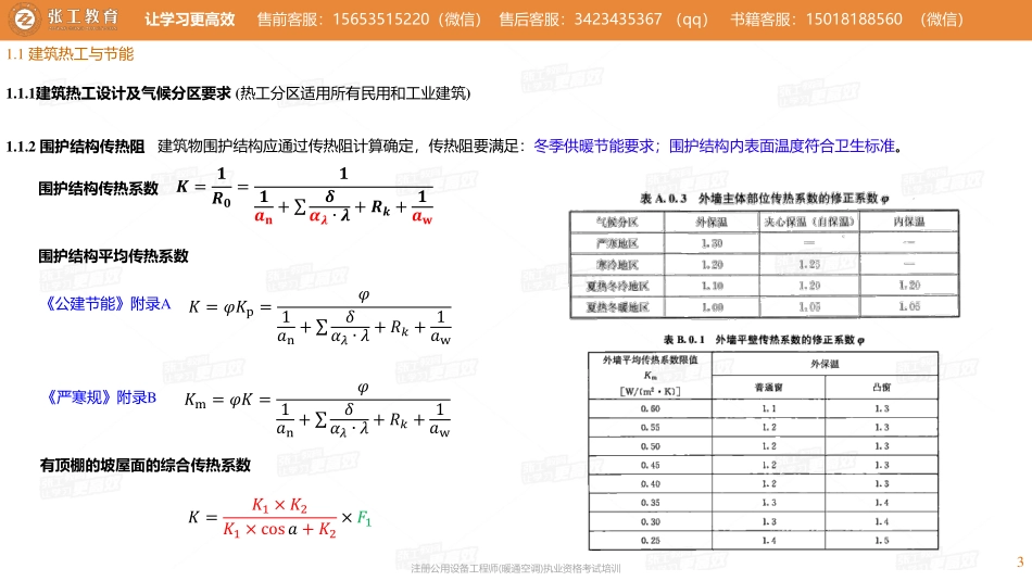 20210720【暖通专业真题班】第53讲-供暖部分-1.1建筑热工与节能+1.2供暖热负荷-张老师.pdf_第3页