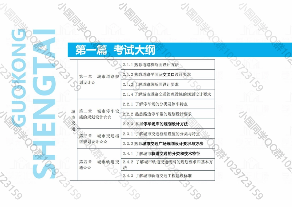 20220526 QQ相关知识（精讲班） 第12课-城市道路轨道交通线网规划 .pdf_第3页