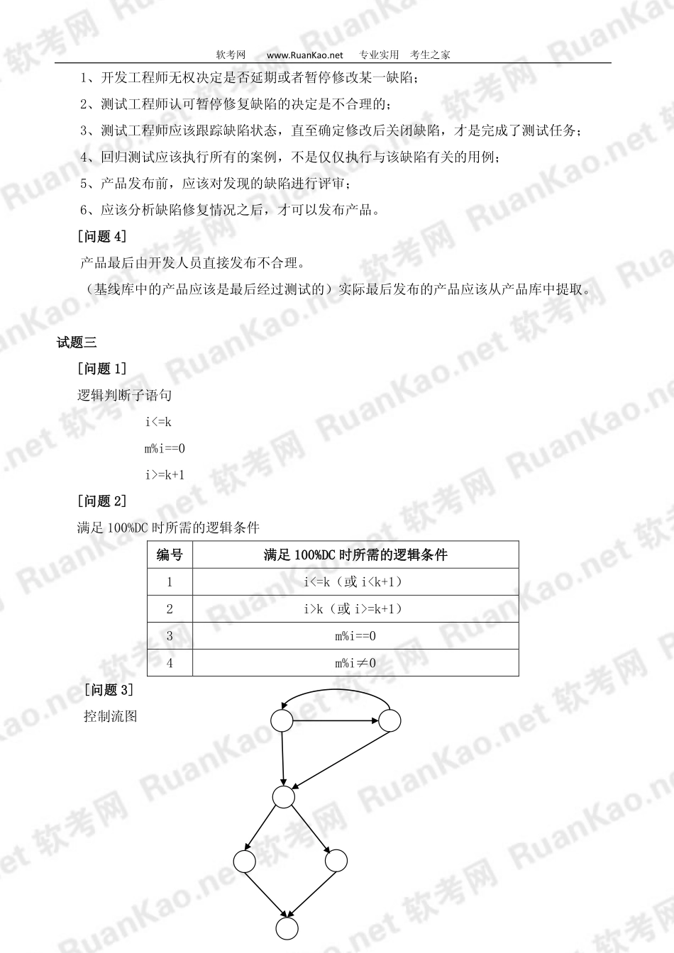 2010年下半年软件评测师下午试题答案.pdf_第2页