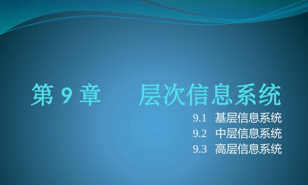 MIS-6e_第09章__层次信息系统.pptx