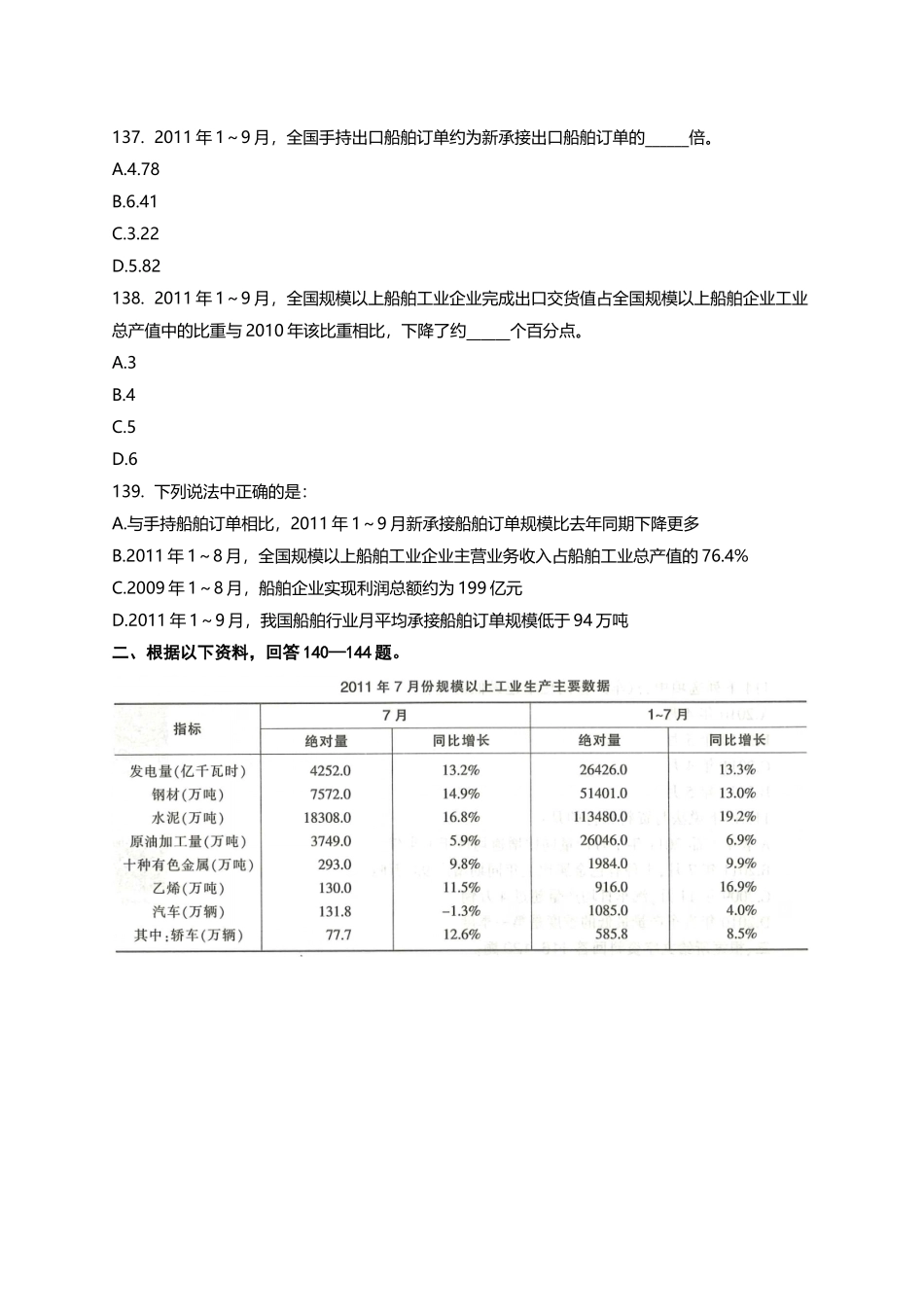 （135-154）2013年福建省公务员录用考试《行政职业能力测验》试卷（与2013宁夏相似）-真题卷-资料分析-20题-20分钟-刘文超.docx_第2页