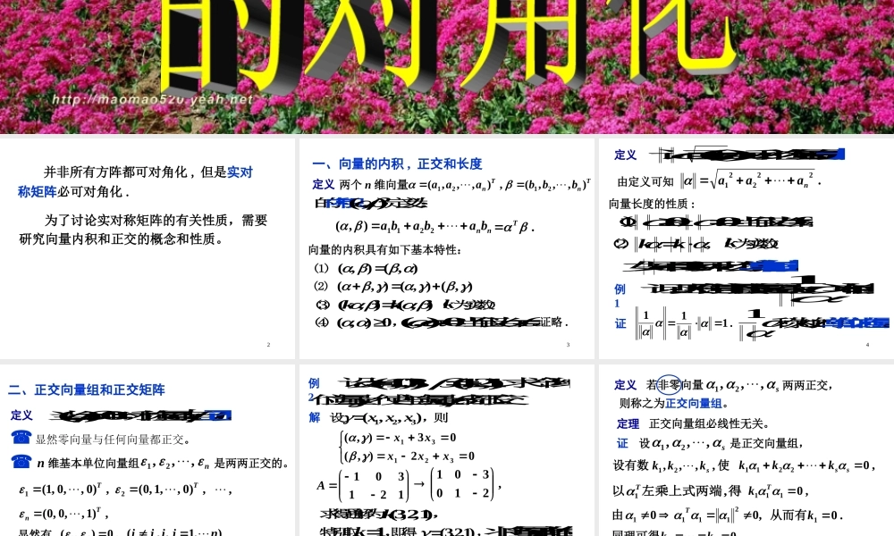 第三节 实对称矩阵的对角化.ppt