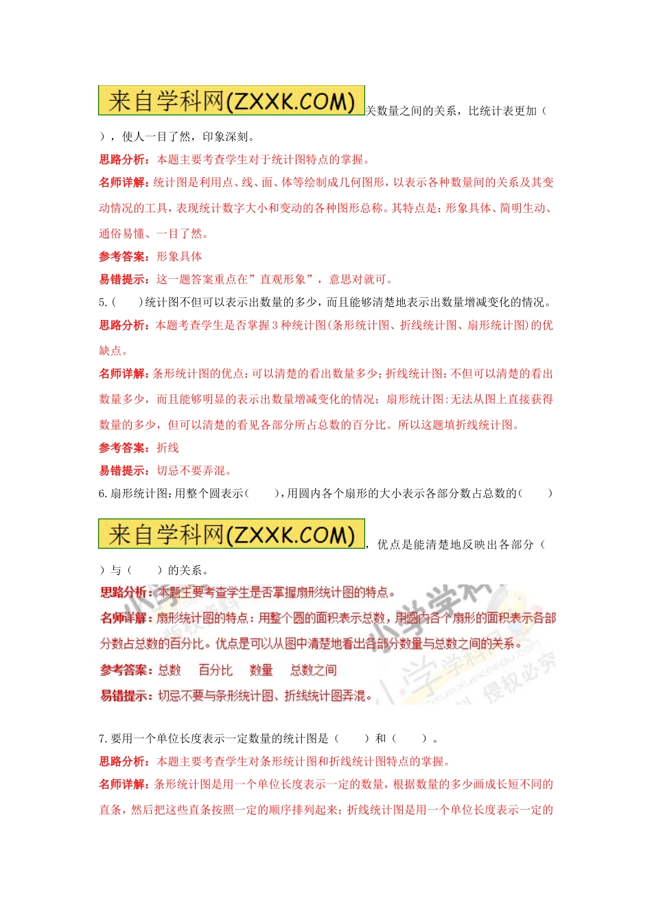 2017小升初数学高频考点过关演练9-统计（解析版）.doc_第2页