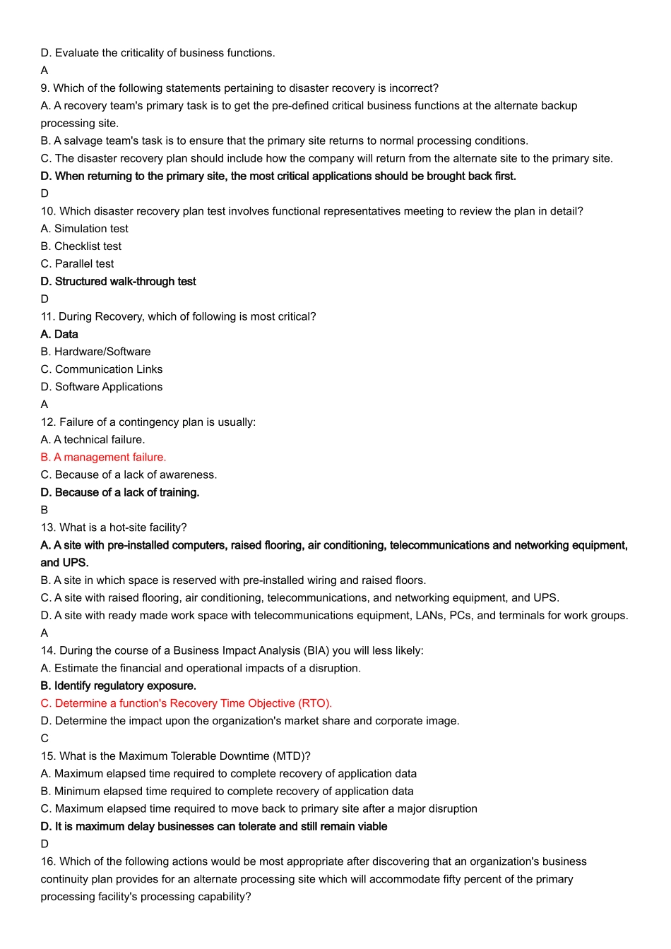 CISSP CBK－BCP 章节全真模拟题.docx_第2页