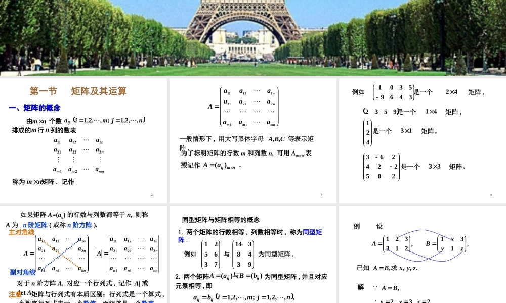 第一节 矩阵及其运算√.ppt