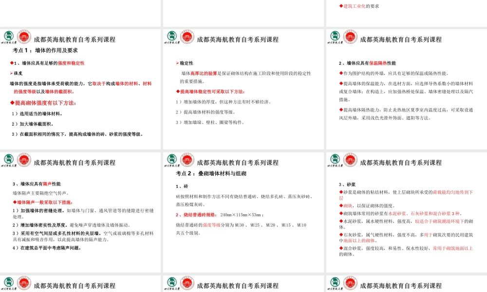 视频课件PPT-3-墙体.ppt