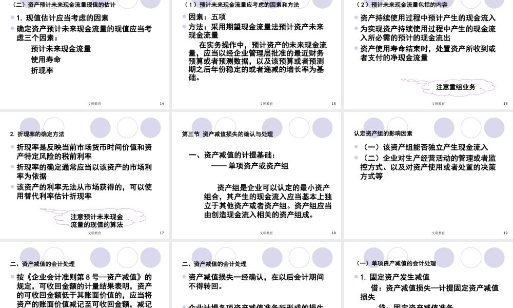 09第九章 资产减值48(1).ppt