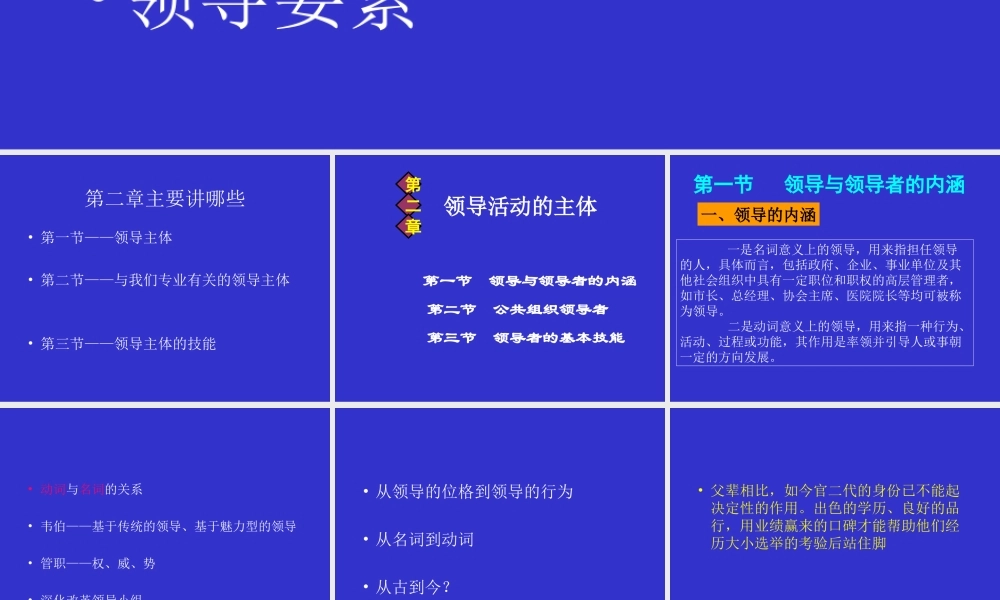 28日修订第二章 领导活动的主体.ppt