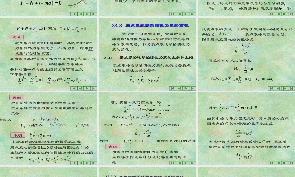 23章达朗伯原理(1).ppt
