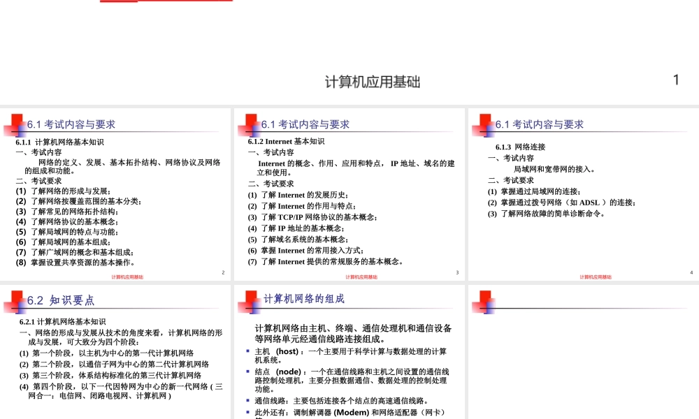 第6章 计算机网络基础.ppt
