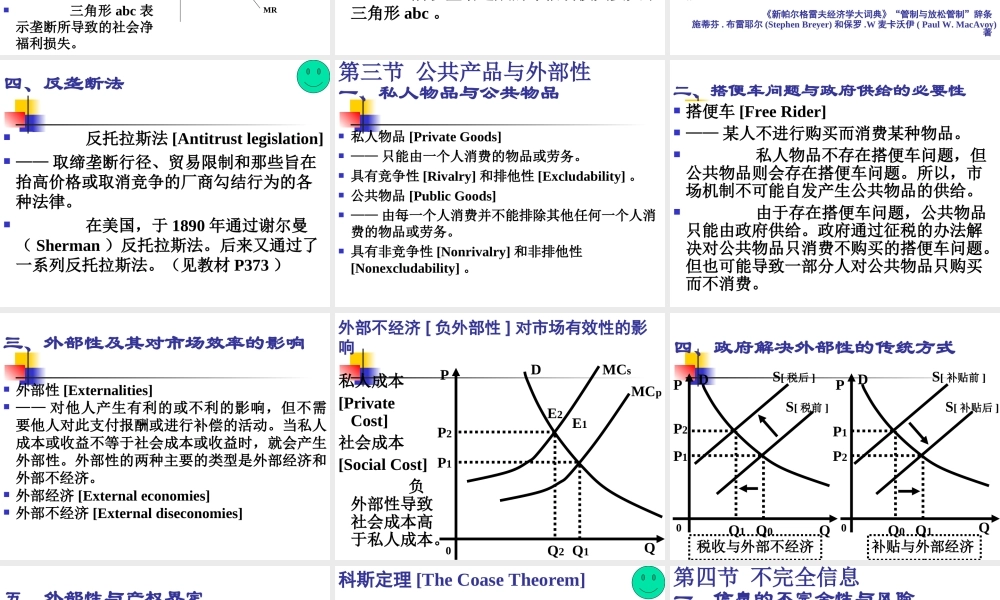 第9章 市场失灵与微观经济政策.ppt