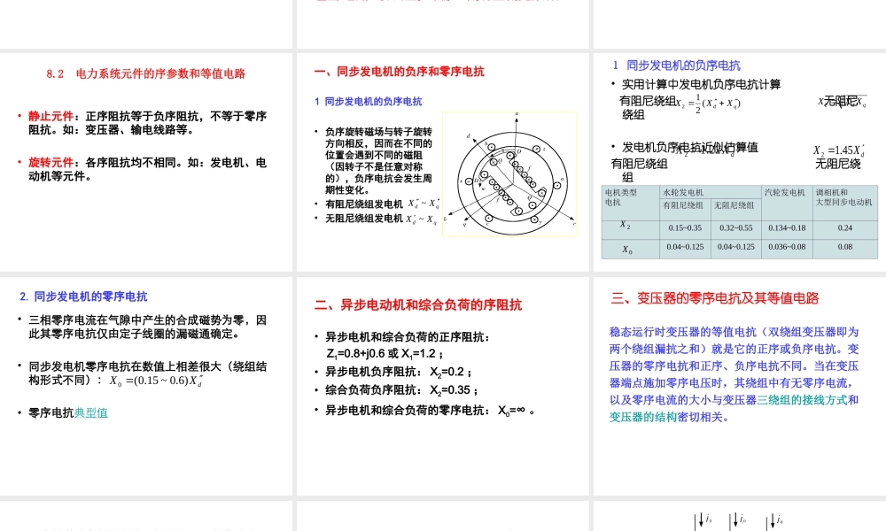 电力系统分析基础 第8章第一二节.ppt