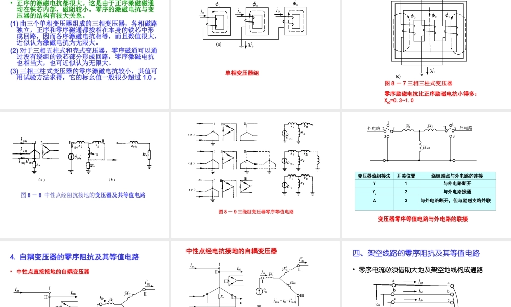电力系统分析基础 第8章第一二节.ppt
