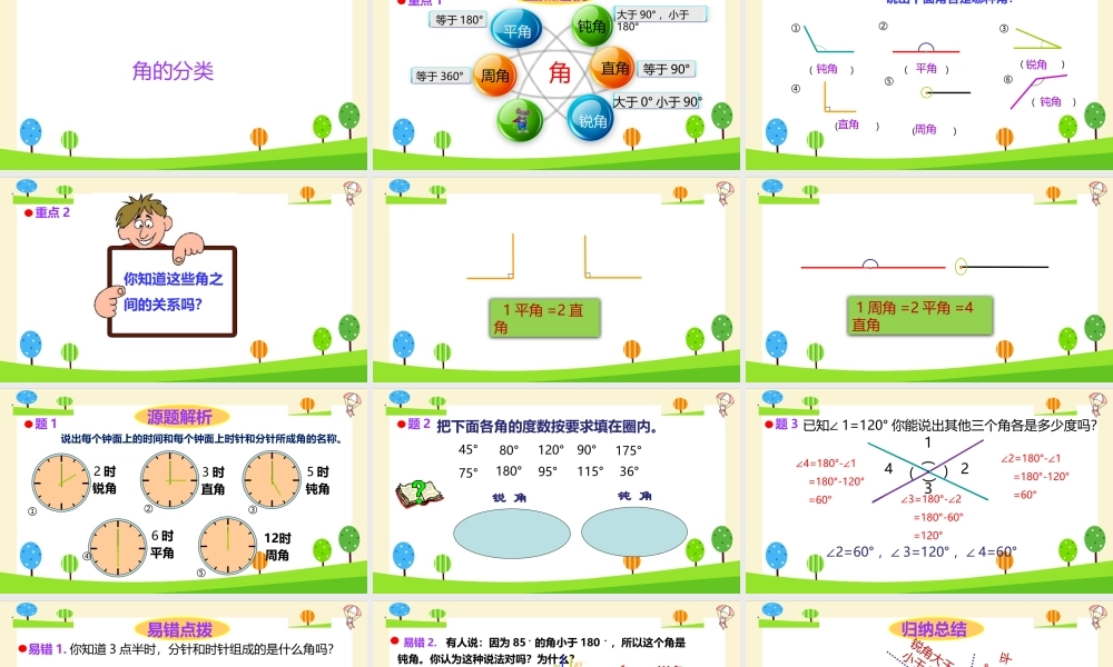 小升初数学知识点精讲 (角的分类）.pptx