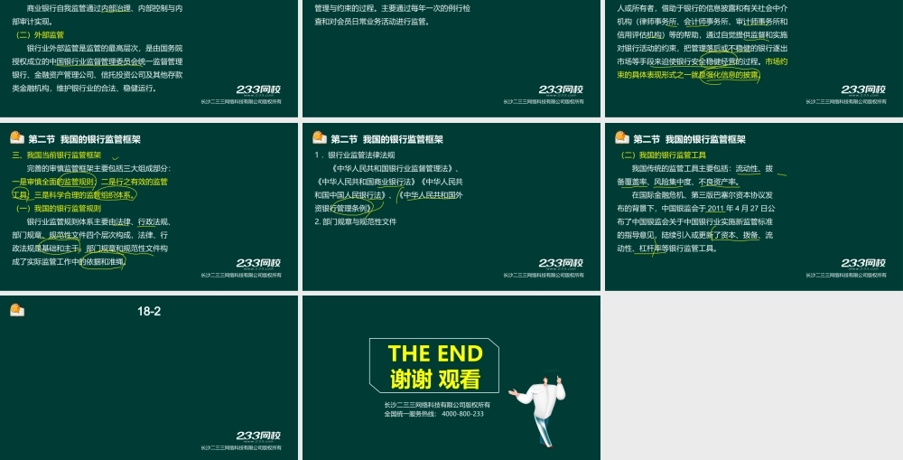 18-2法律法规与综合能力-第20章 银行监管体制.ppt