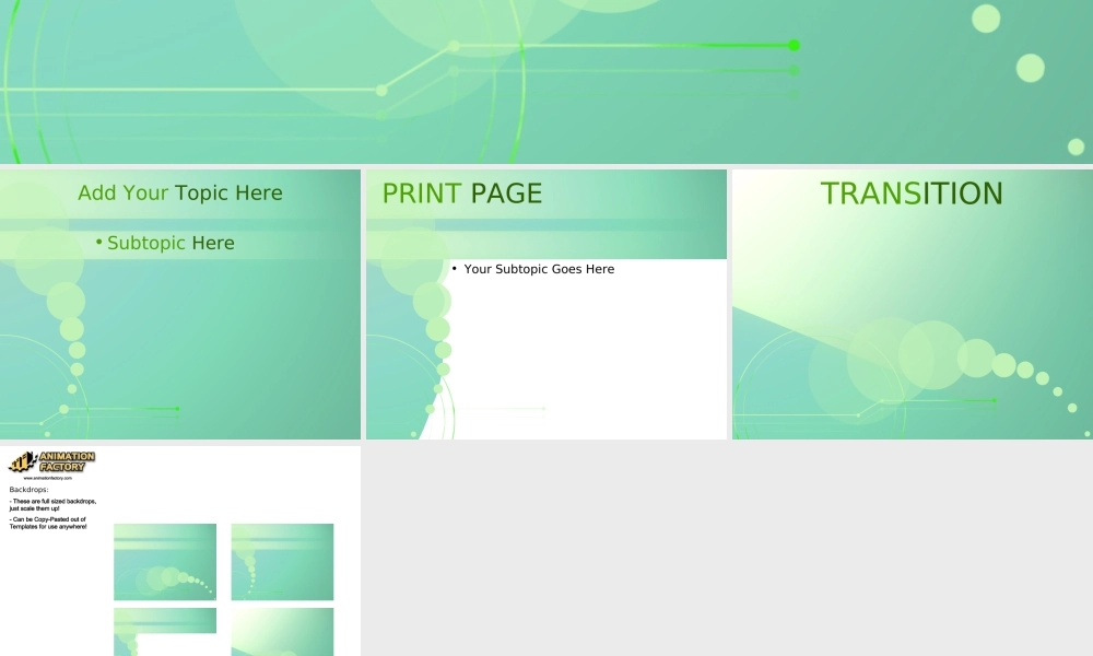 抽象精品ppt模板greenlight039.ppt