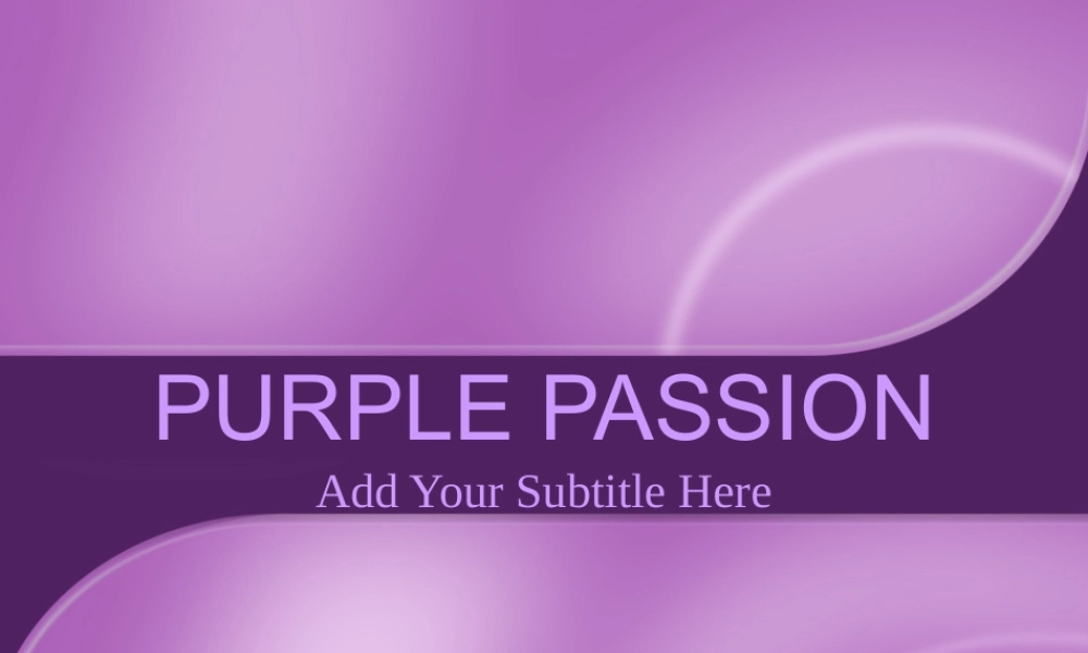 抽象精品ppt模板purple_passion059.ppt