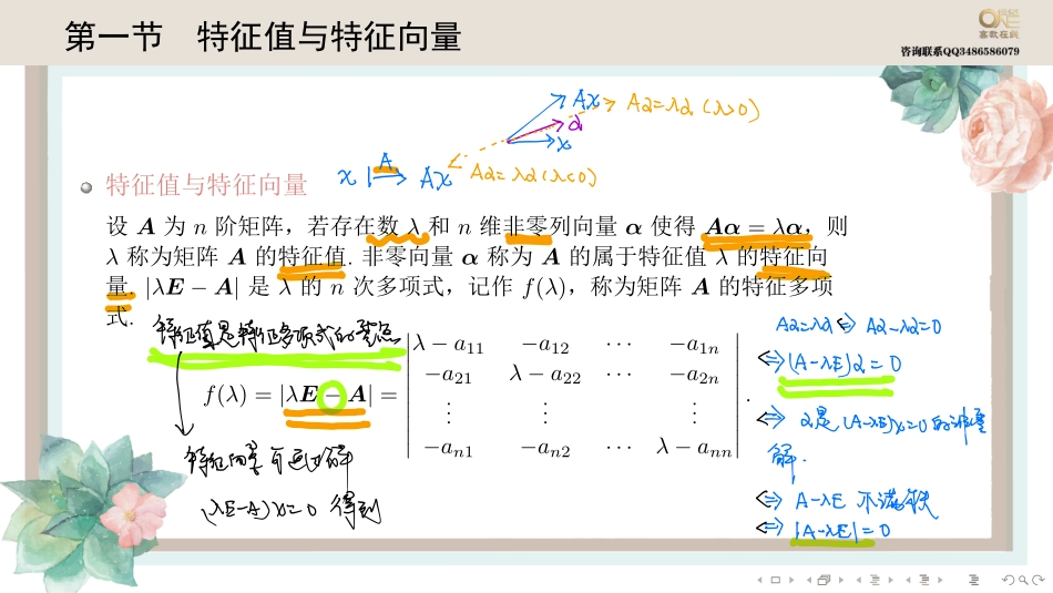 第五章第一节 特征值与特征向量（【公众号：最新考研资料】免费分享）.pdf_第2页