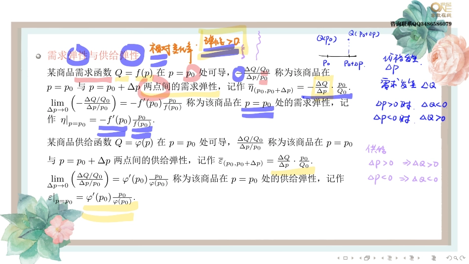 基础班2-7 一元微分学在经济学中的应用（【公众号：最新考研资料】免费分享）.pdf_第3页