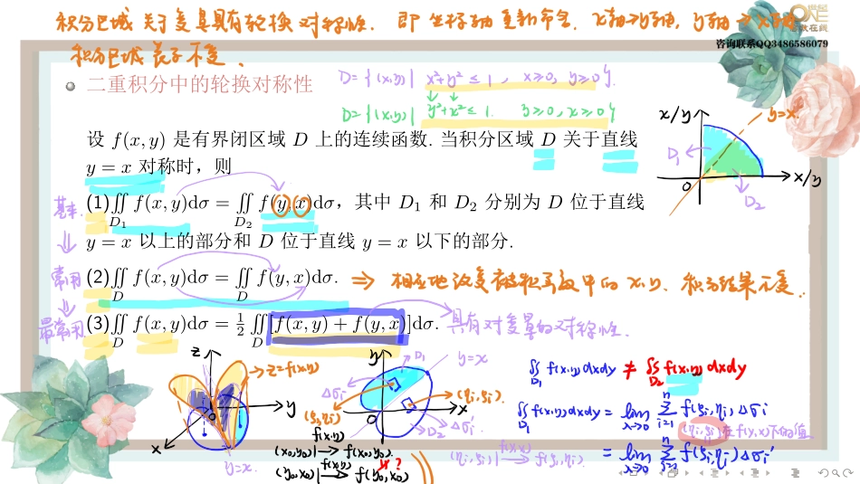 基础班5-2二重积分的计算（【公众号：最新考研资料】免费分享）.pdf_第2页